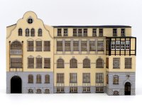 BuBi Model N60175 - N Halbrelief Sebnitz - Schillerstraße Nr. 15 - Bausatz